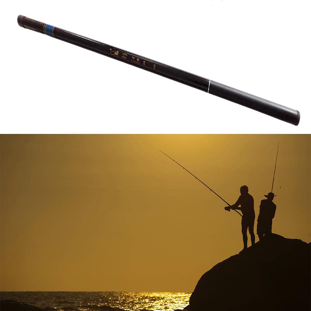 Oshhni Caña de Pescar Telescópica Duradera para Pesca en, 3.9m 8 Secciones