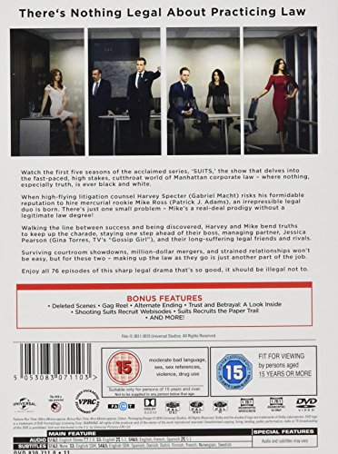 Suits - Season 1-5 [DVD] [2015] - Thumbnail 2