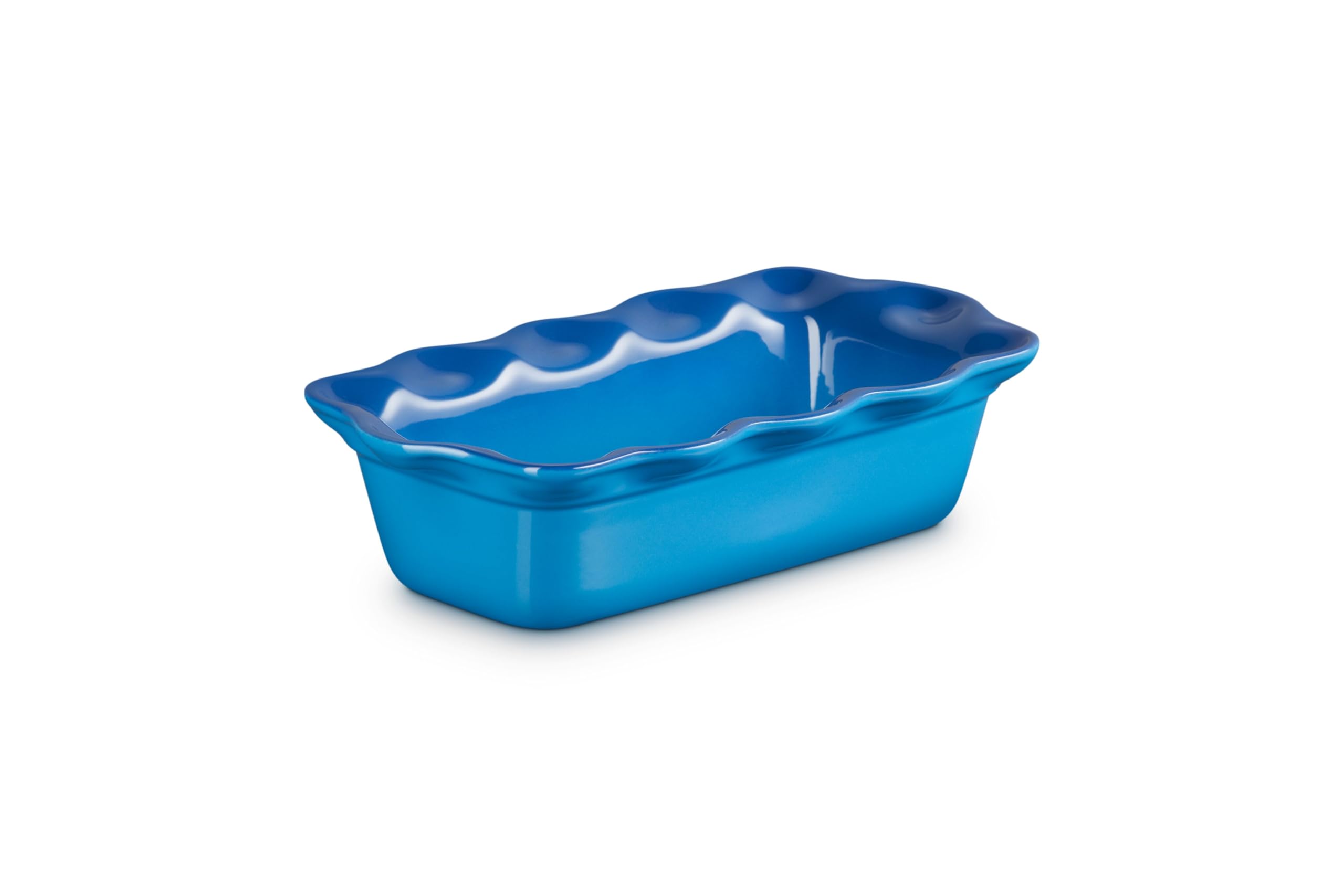 Le Creuset Kastenform aus Steingut, geriffelt, 22,9 cm, Marseille