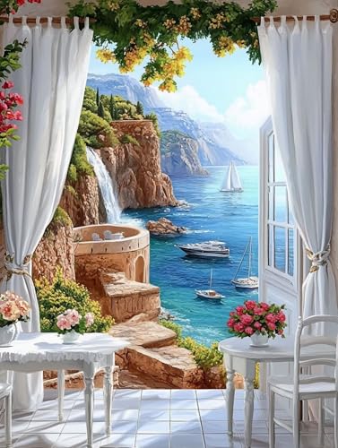 G i yCgoCio[ C io[yCg, DIY G fW^G Lbg SҌ ȒP Paint by Numbers uVƃANG̋ h DIYG ItBX CeA rO, ւ̃Mtg 90x1