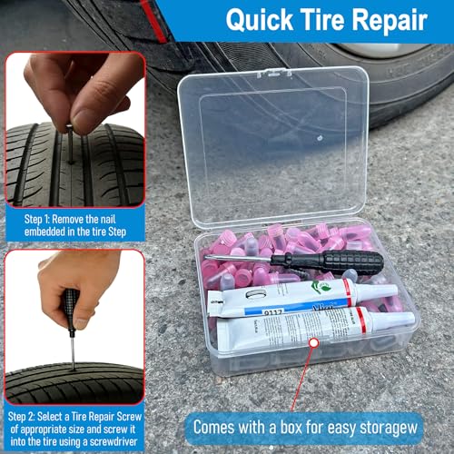 LOGOL Tire Repair Rubber Nail Kit
