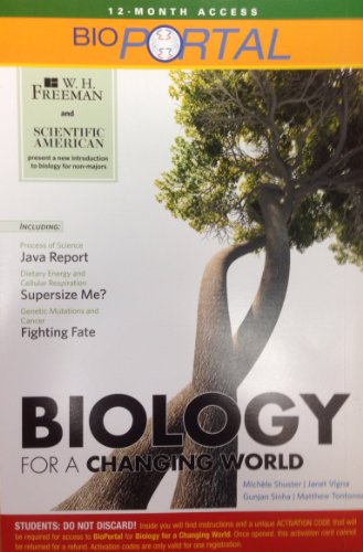 BioPortal for Scientific American Biology for a Changing Word (Access Card)
