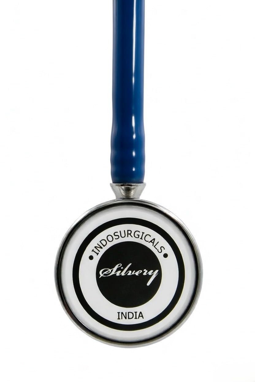 IS Indosurgicals Silvery Stethoscope (Blue) 2