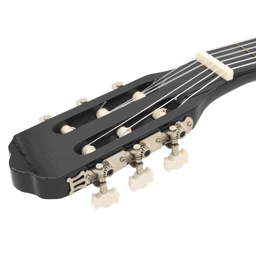 vidaXL Set Chitarra Western 12 pz con Equalizzatore e 6 Corde Chitarra Classica Strumenti Musicali Prodotti per Fare Musica Orchestra Nera
