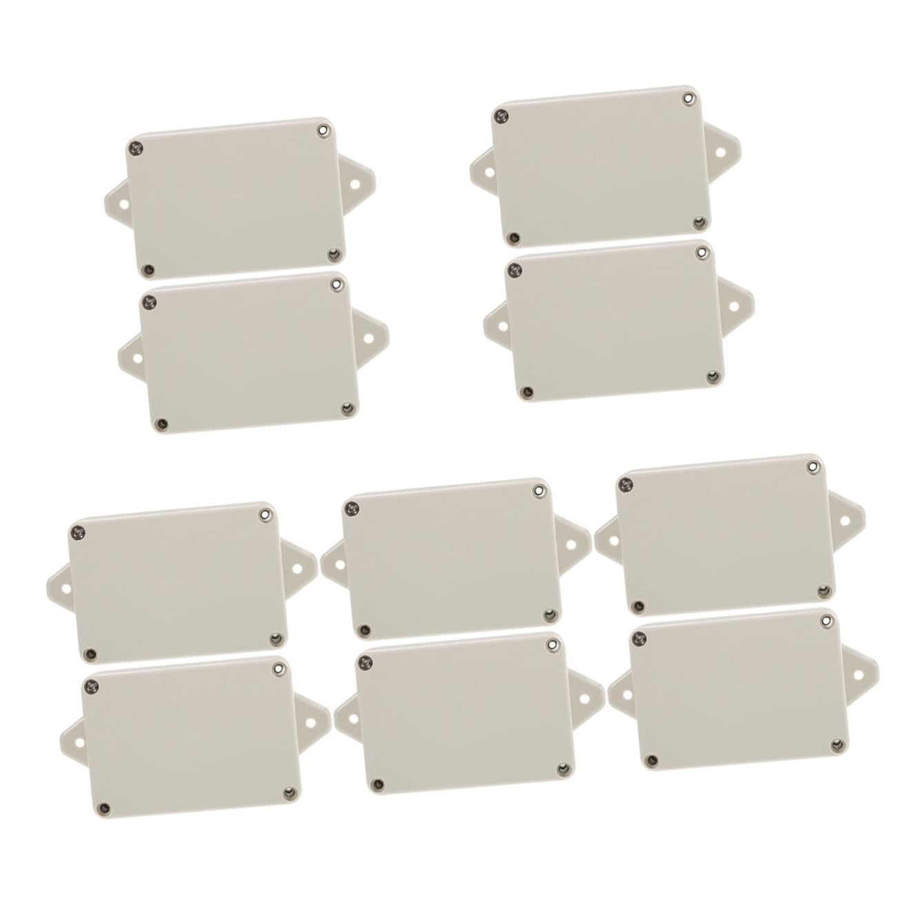 Operitacx 5 Ensembles Boîte Étanche Enceinte Boîtier Électronique Protecteur Jonction Boîtes De Projet Pour L'électronique Isolé Rangé Cas De Projet Électrique Plastique 2 Pièces * 5