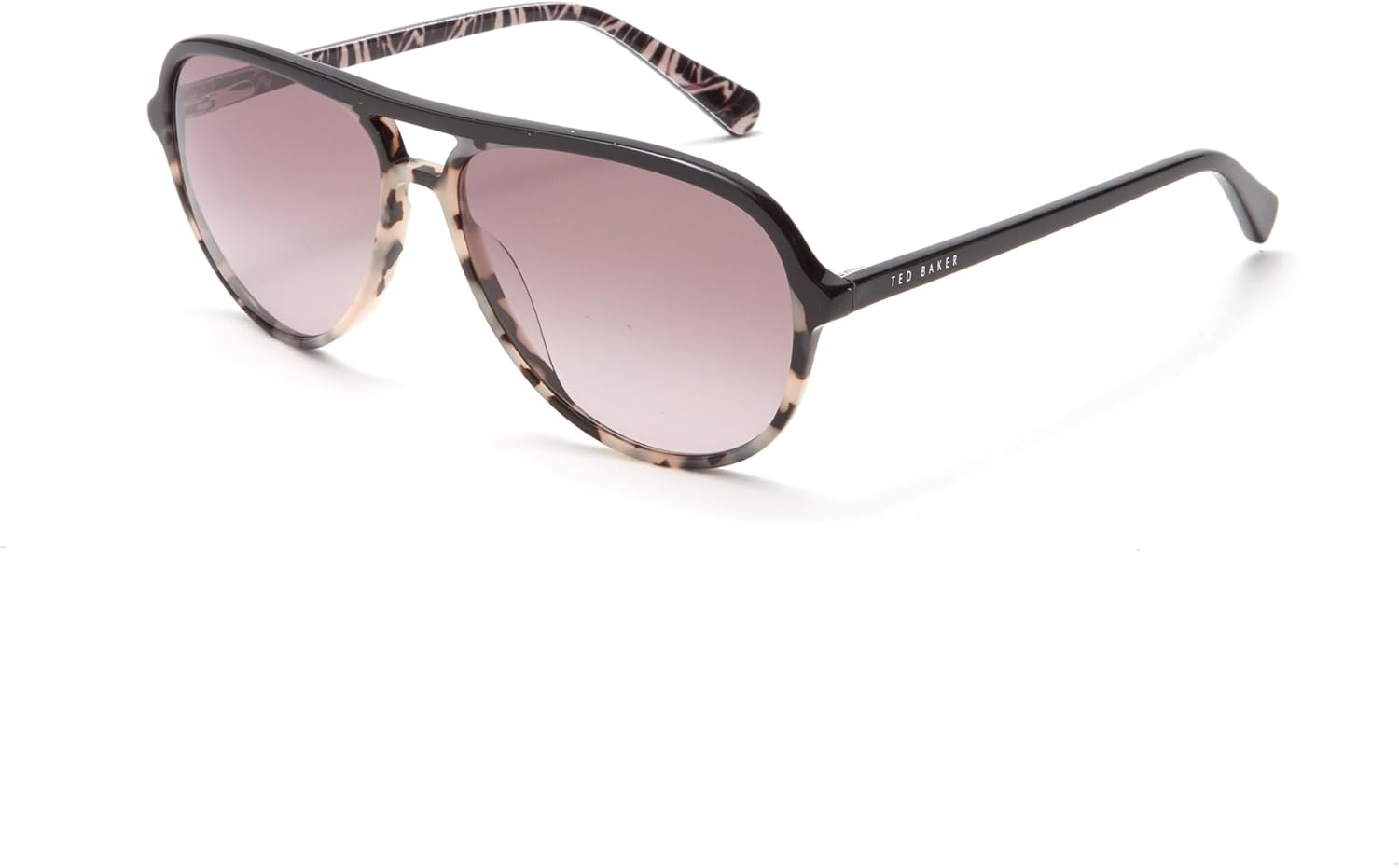 Ted Baker TWS305 Wide Fit Modern Aviator Sunglasses for Women, UV400 Protection, 57 mm