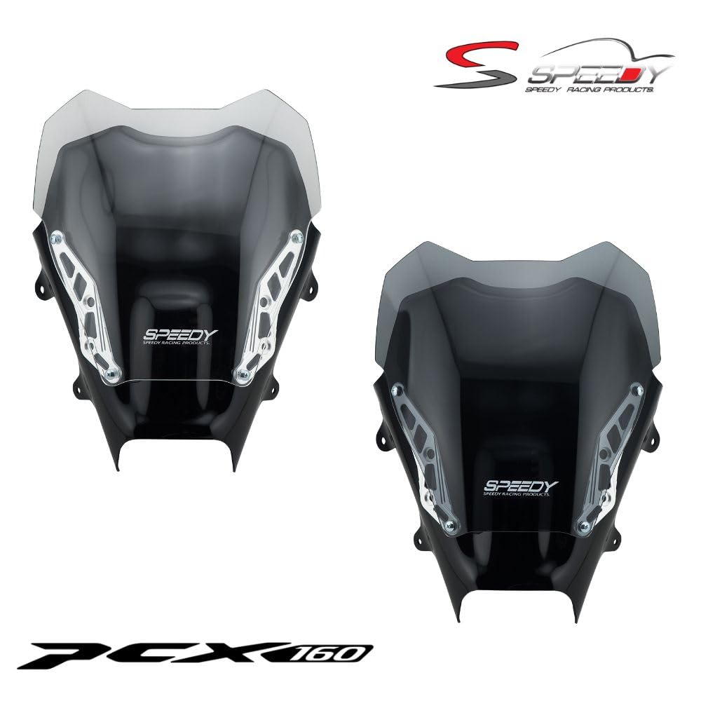 Amazon | SPEEDY HONDA PCX125(JK05)/ PCX160(KF47)用ショートウインド