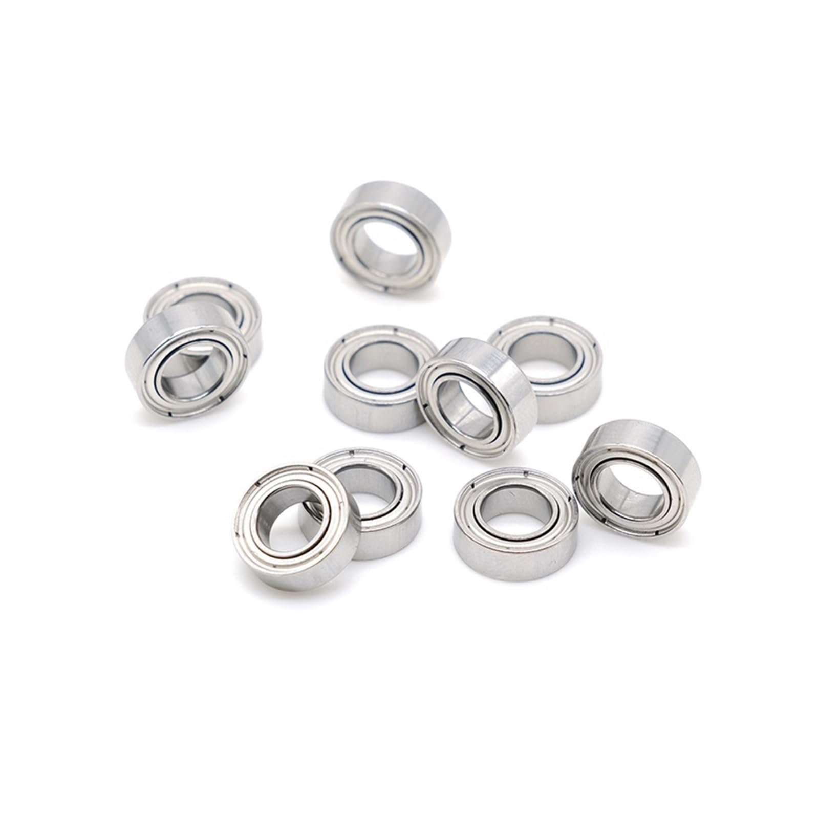 Rodamiento de bolas de ranura profunda en miniatura de acero inoxidable SMR95ZZ de 5 x 9 x 3 mm (10 unidades)