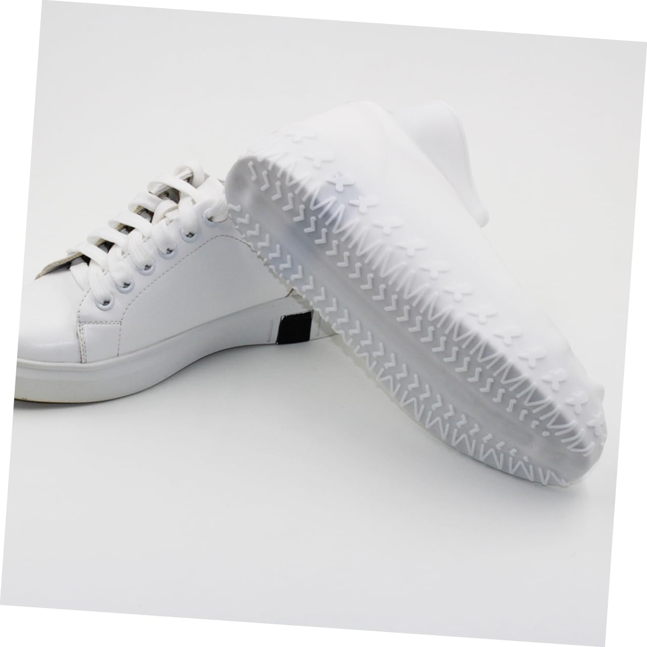 GOOHOCHY Galoshoes Cover Anti-Slip Silicone Thicken Rain Shoes Waterproof Washable for Hiking Walking Work