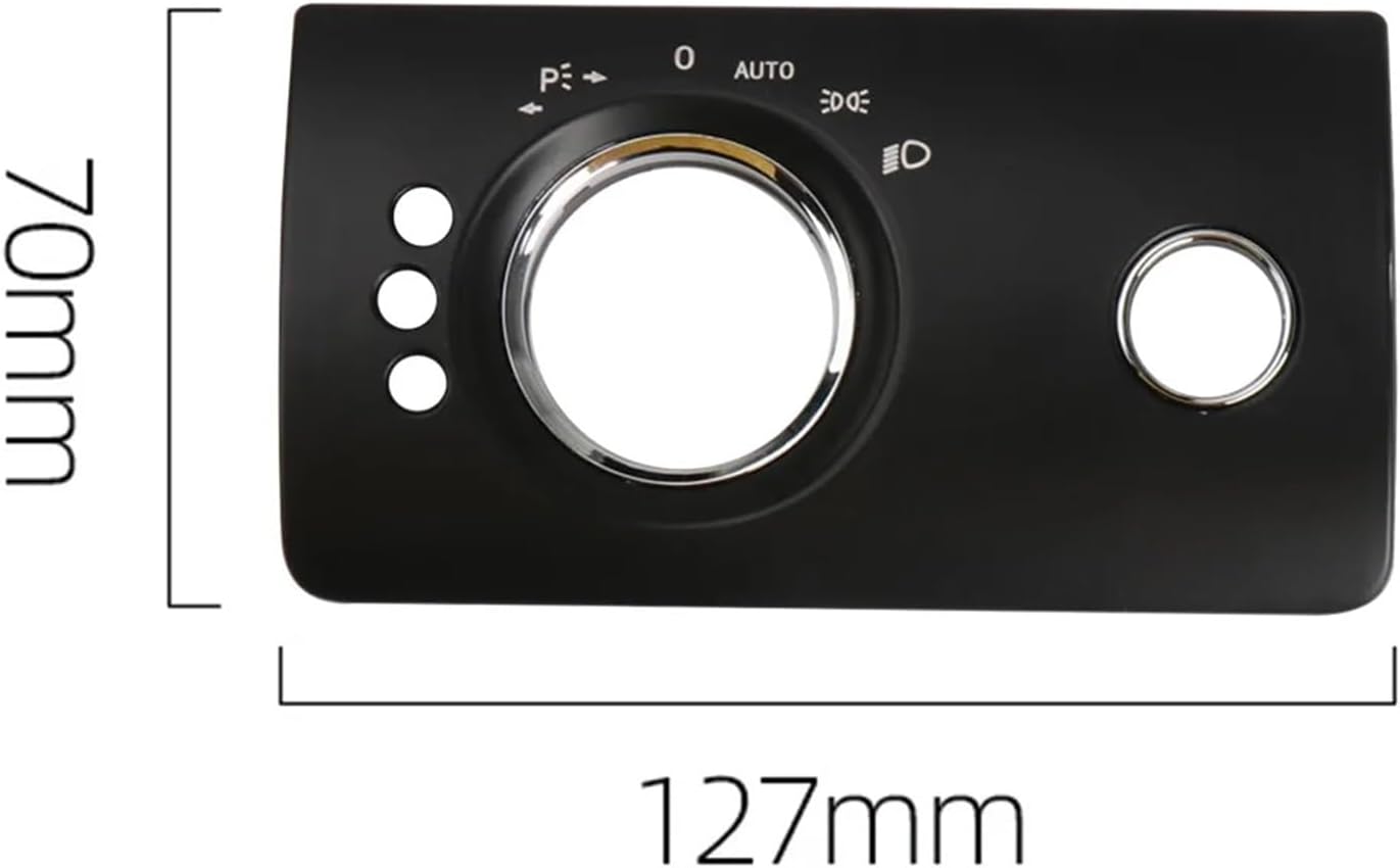 Headlight and Dash Light dimmer Switch Car Headlight Switch Repair Cover Fit for Benz ML Class W164 GL Class X164 2007-2011 Replacement Parts Accessories Dimmer Switch(C)