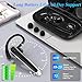 Sisism Bluetooth Headset, Wireless Bluetooth Earpiece with LED Display Charging Case, V5.3 Hands Free Noise Canceling Headphones with Dual-Mic for Computer/Laptop/Cell Phones/Home/Office/Trucker