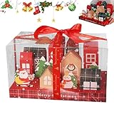 Leerer Adventskalender Zum Befüllen | 2025 Weihnachts-Countdown-Kalender - Festliche Süßigkeiten Verpackungsbox | Für Schokolade Snacks Familienfeiern Büro Lehrer Schüler Veranstaltungsplaner Nachbarn