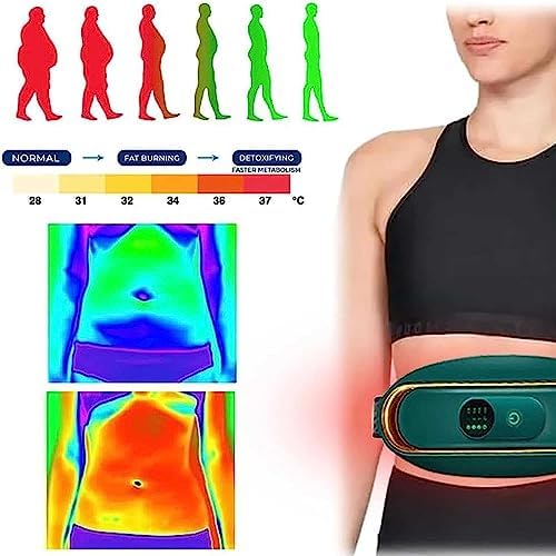 Bauchmassagegerät USB Elektrisches Gerät mit 3 Massagemodi für Fettverbrennung und Beschwerden Linderung - Tragbarer Gürtel für Rücken, Gesäß & Beine