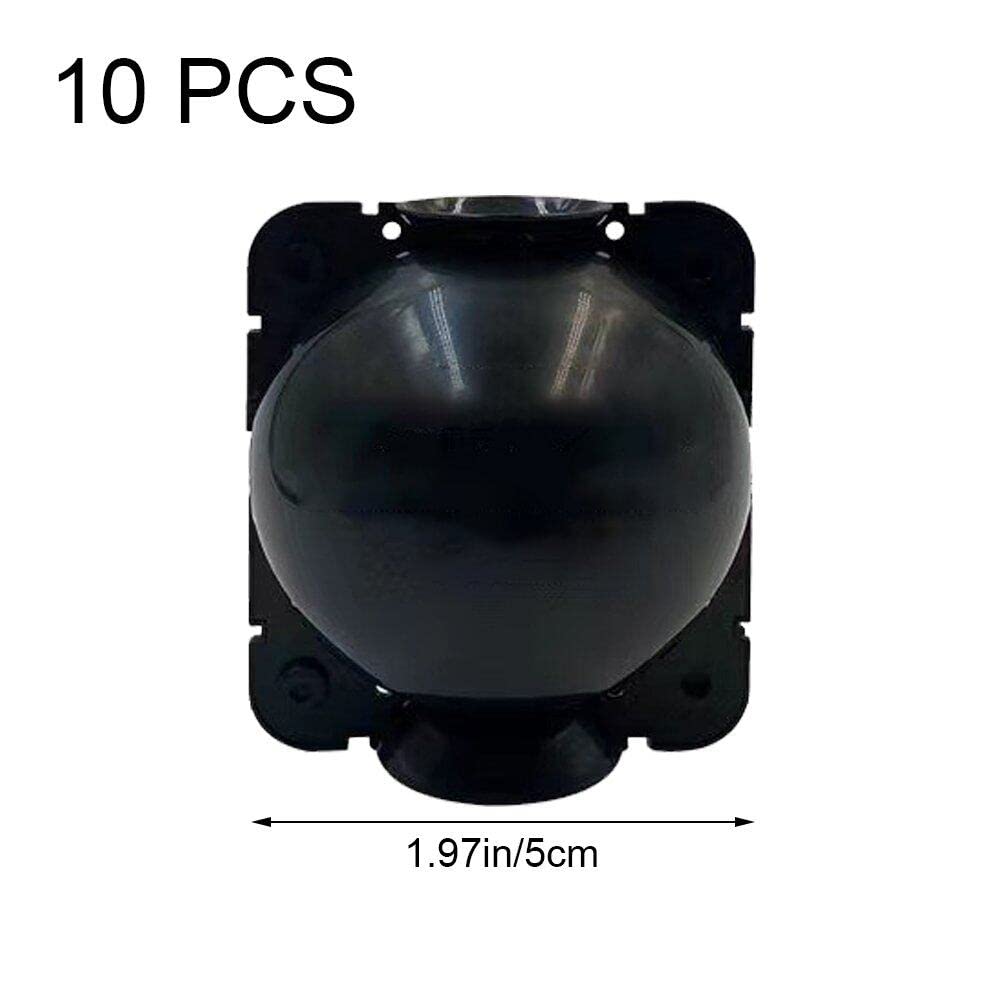 Wudaizhi 10pcs De Diamètre 5cm Plant Rocoing Équipement De Balle De Balle Haute Pression Propagation Case De Reproduction pour Le Camion De Jardin