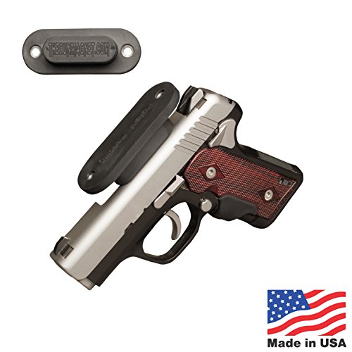 Gun Magnet with 25 lb Rating, Made in America, Gun Mount & Holster