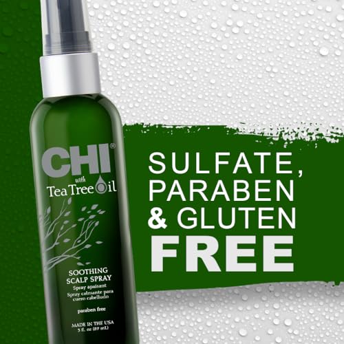 CHI Tea Tree Oil Soothing Scalp Spray, Moisturizing Spray For Relieving Irritation & Itching, Sulfate, Paraben, & Cruelty-Free, 3 Oz - image 6