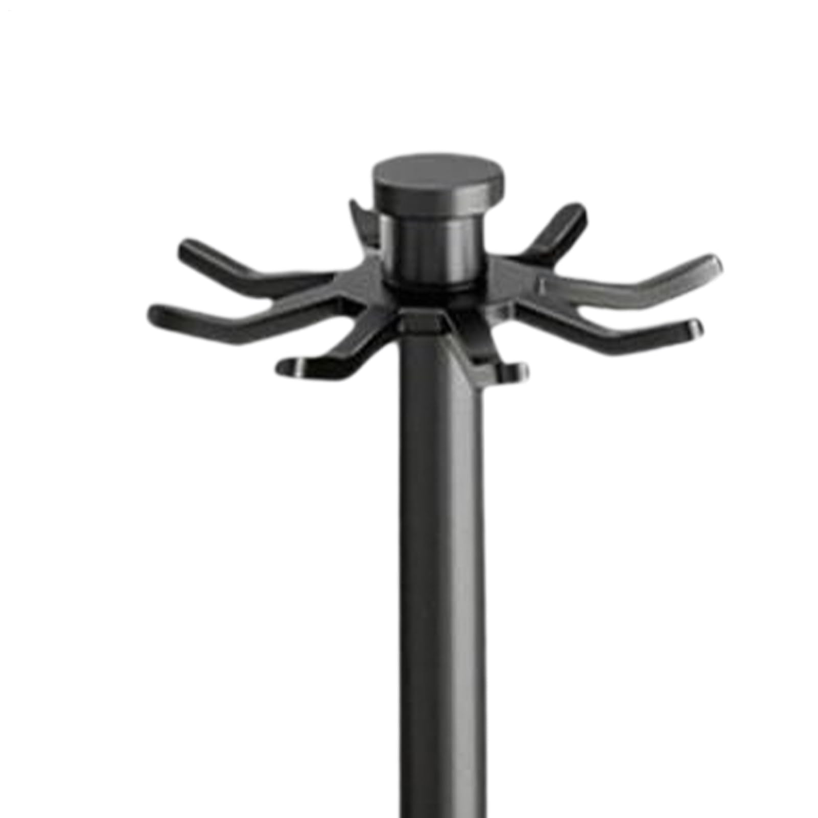 aufbewahrung mit 8 Haken | Drehbarer Pfannenwender-Ständer | 360° Silikon-Halter für Rührstäbe und Löffel | Ideal für Zuhause, Restaurant und Schreibtisch