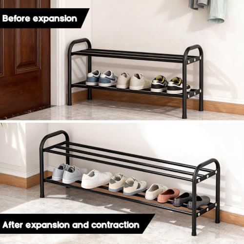 Étagère à chaussures réglable et extensible pour optimiser les petits espaces - 7