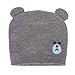 Produktbild MK Matt Keely Unisex Baby Wintermütze mit Ohren, warme Mützen für Herbst und Winter, 0-12 Monate Gr. Einheitsgröße, grau