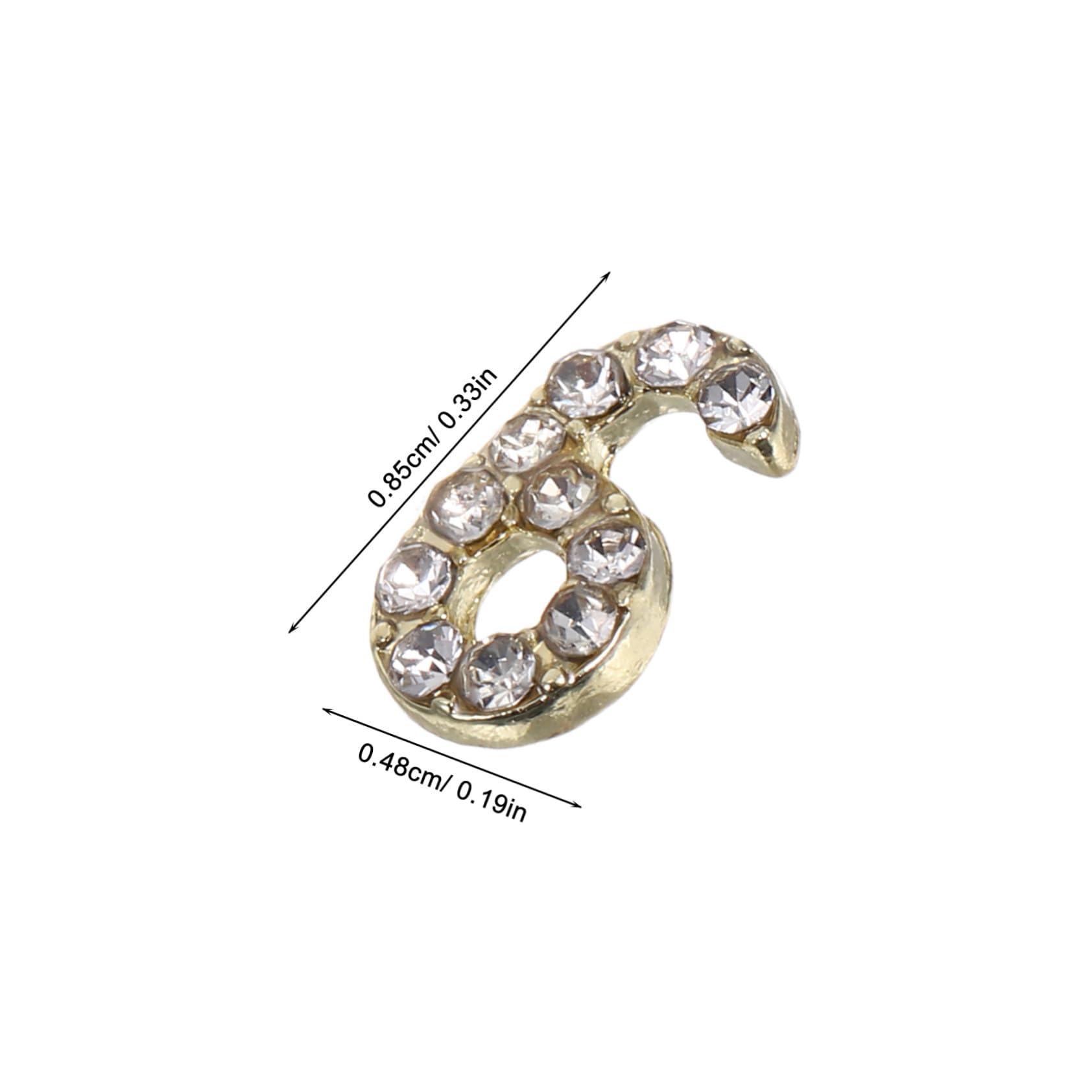 SHERCHPRY 100 Pezzi Di Per Unghie Gioielli Glitter Per Unghie Decorazioni Per Nail Art In