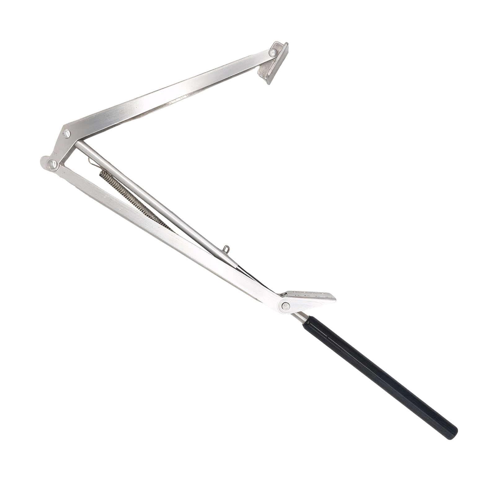 Zbiianxer Silver Single Spring Greenhouse Window Opener High Strength Aluminum Automatic Garden Tool Opening Rod Auto Vent Auto Vent