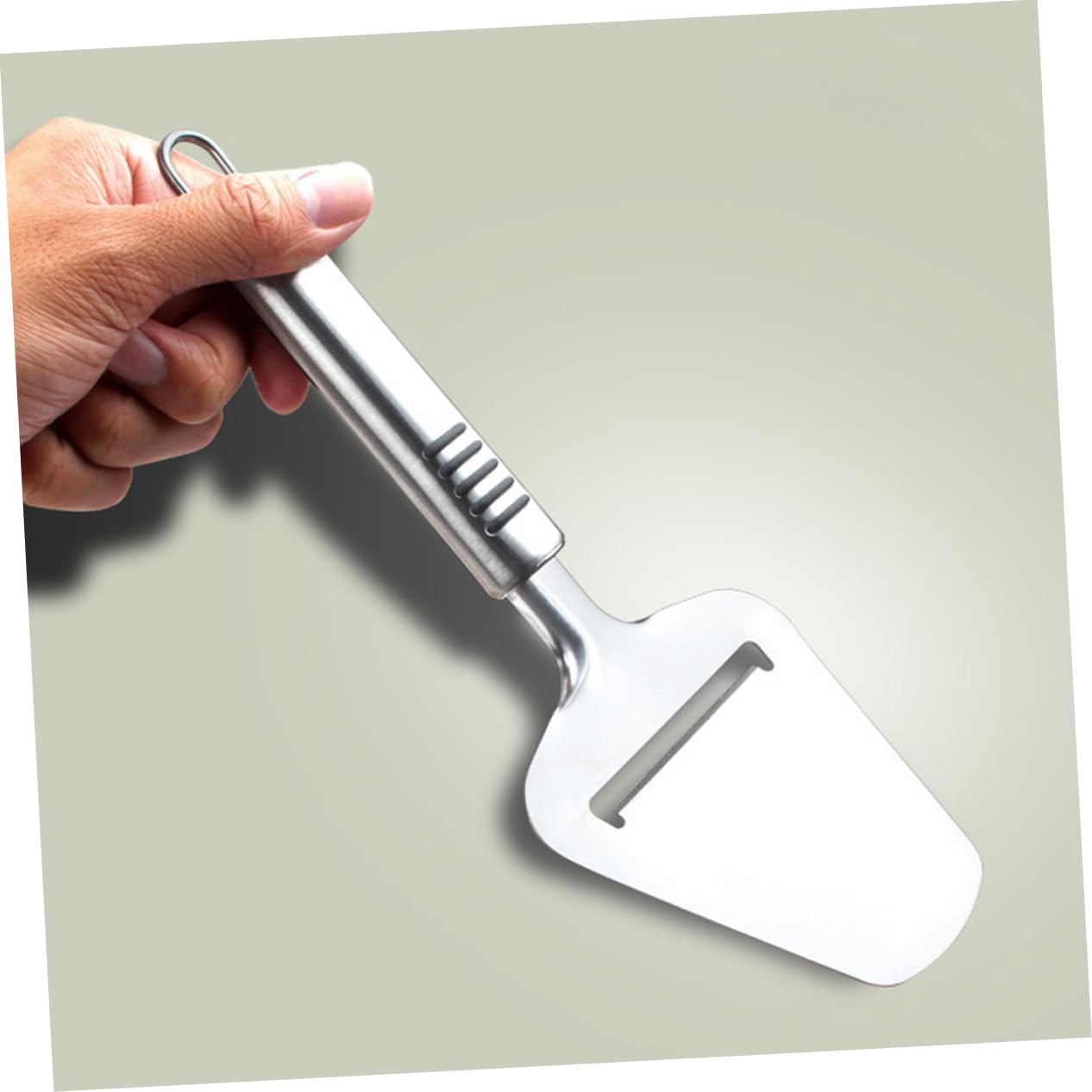 BRIGHTFUFU Multi Functional Stainless Steel Cake Cutter and Server Ergonomic Design for Effortless Serving of Cakes Pies and Quiches Lightweight Kitchen Tool