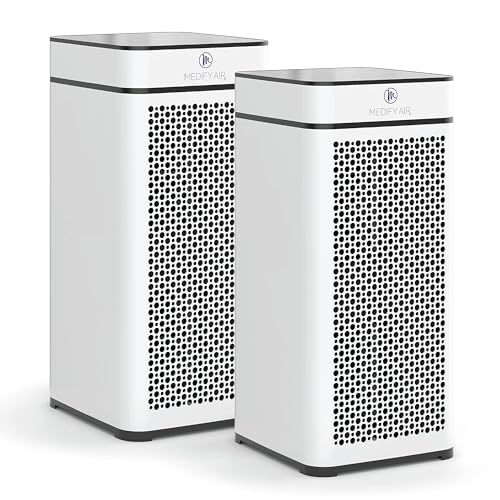 Medify MA-40 Air Purifier 2-Pack, HEPA H13, 1793 ft²