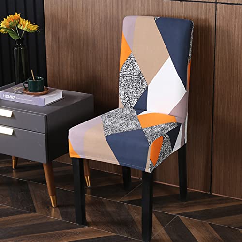TOMMO Dining Room Chair Covers Set of 6, Stretch Removable Washable Spandex Dining Chair Slipcovers Protectors - Image 3