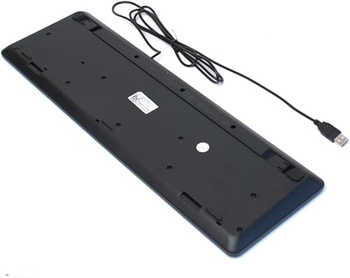 Vista 2 de Dell 2GR91 Teclado delgado USB de 104 teclas con patas plegables para modelos Dell seleccionados (negro)