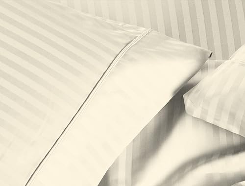 Miniatura 7 de Sábanas Flex Top King para dormir de 34 pulgadas, con parte superior dividida, 100% algodón egipcio de 800 hilos, sábanas ajustables (4 piezas) con