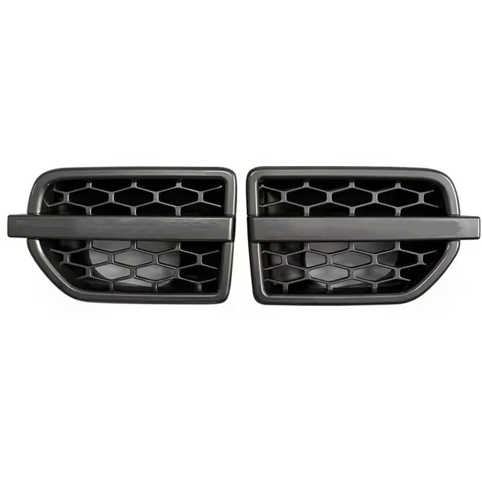 FLFHDUP Side Vent Decor Sticker Fit For Land Rover Discovery 4 2pcs Front Fender Air Intake Inlet Vent Grille Car Fender Side Vents