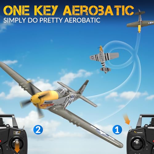Image of volantexrc Brushless RC Plane, 4CH Remote Control Airplane for Adults