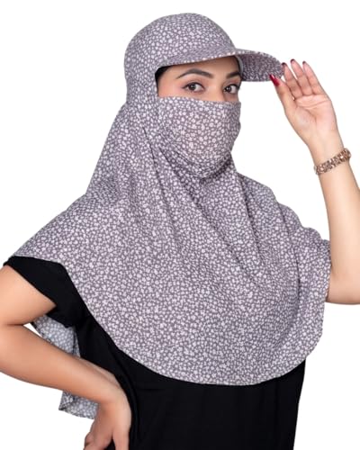 Image of Kavach Ready-to-wear Printed Fashionable full face covering comfortable soft Mask Scarf for pollution sun dust heat protection in summer