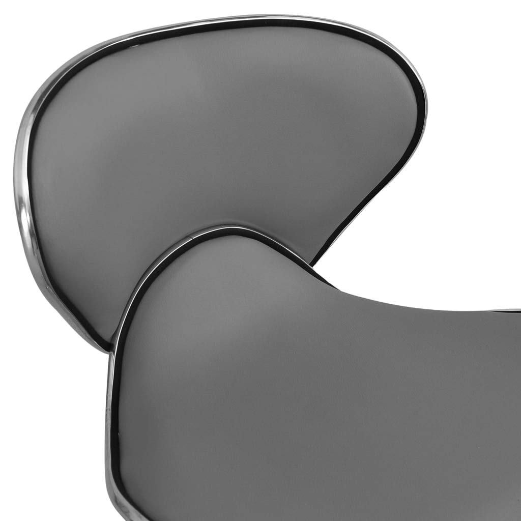 Taburete de peluquería con ruedas de piel sintética, altura regulable, giratorio 360 grados, con ruedas, para salón de belleza, estudio, mobiliario profesional