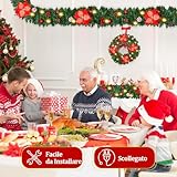 Zoom IMG-1 ghirlanda natalizia con luci led Zoom IMG-1 ghirlanda natalizia con luci led