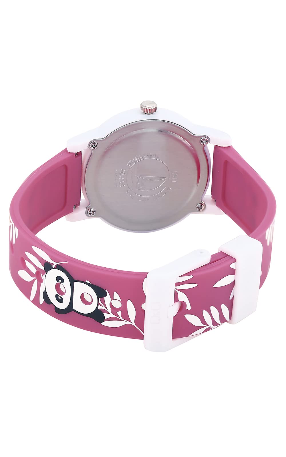 Q&Q Reloj infantil de silicona, 10 bar, diseño multicolor, reloj de aprendizaje, analógico, cuarzo
