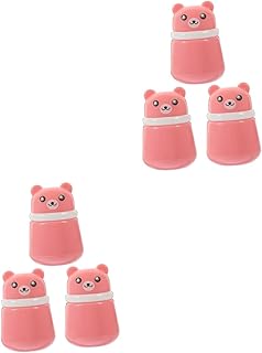 BESTOYARD 6 Peças Caixa De Sopro De Pó Recipiente De Sopro De Pó Solto Esponja Pó Sopro Kit Corpo Em Pó Sopro De Pó De Viagem Frasco De Pó De Viagem Corpo Talco Suportes De Pó Sopros