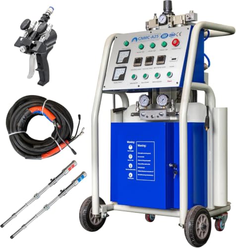 MMS 14KW Pneumatic Spray Machine 220V Foam Spraying Polyurea & Polyurethane Coating Sprayer for Waterproofing and Insulation Projects A25