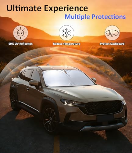 Image of Windshield Sun Shade Custom Fit for Mazda CX-50 2023-2026