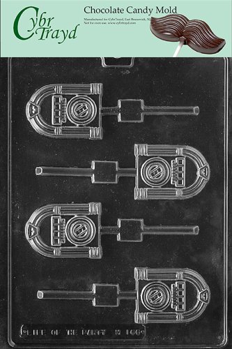 Cybrtrayd M166 Juke Box Lolly Miscellaneous Chocolate Candy Mold