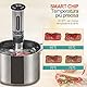 KitchenBoss Sous Vide Roner Küche mit niedriger Temperatur Slow Cooker Professioneller Thermozirkulator IPX7 wasserdicht, Timer mit Touchscreen, silber