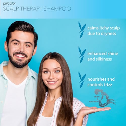 Pura D'Or 602 Therapy Shampoo (16Oz) Hydrates & Nourishes - Scalp Care Shampoo For Itchy Flaky Scalp W/ Tea Tree thumb #2