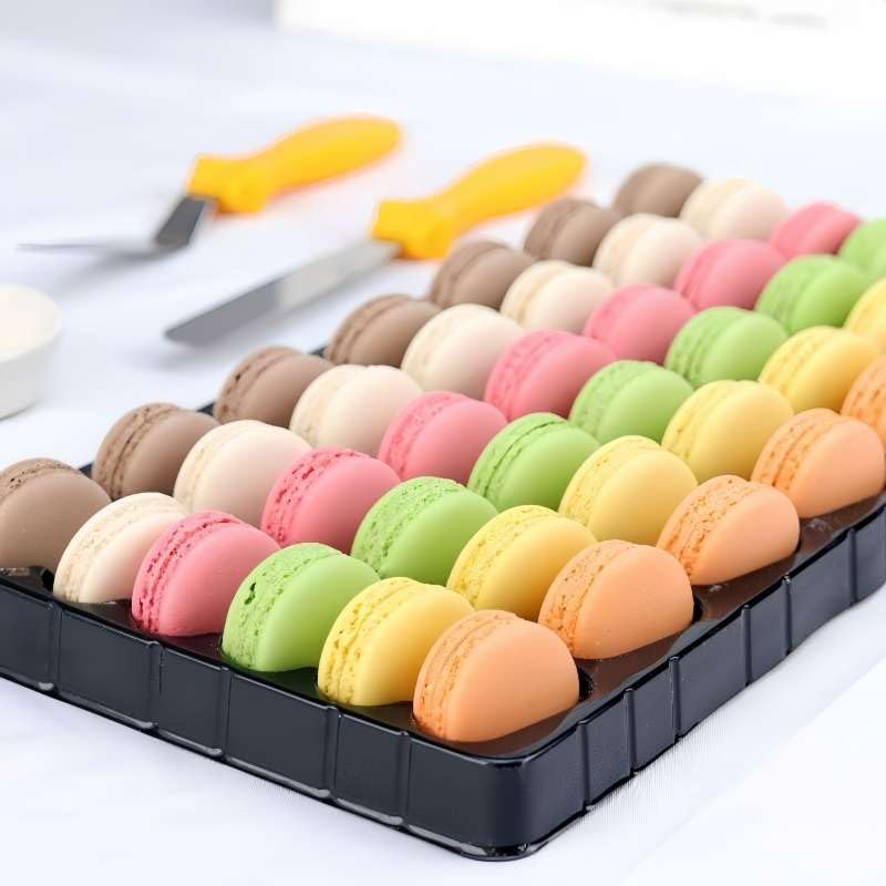 Macron French Cookies,Gift Box,Variety of Flavors Cookies Imported,– 42 PCS – French Macarons, Delicious Luxury Gourmet Gift, An Ideal Gift Baked Goods