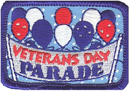 15 Pieces 2" Activity Scouts Applique Fun Patch - Veterans Day Parade (ADV-S-S-0770)