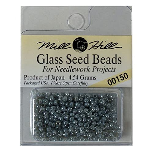 Mill Hill Glass Seed Beads, Grey
