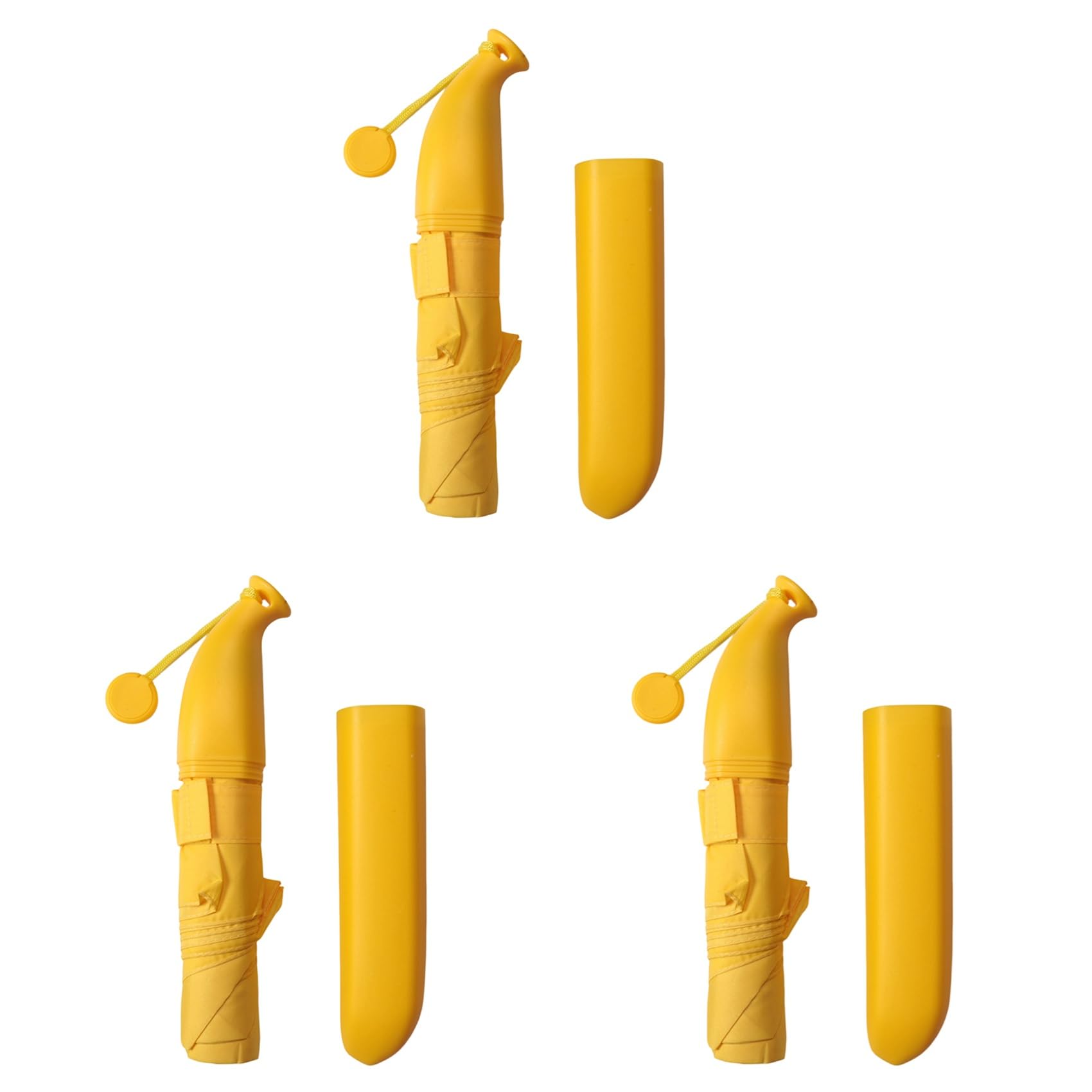 Parasol de banane jaune 3x avec mât excentré et toile paravent résistante aux intempéries
