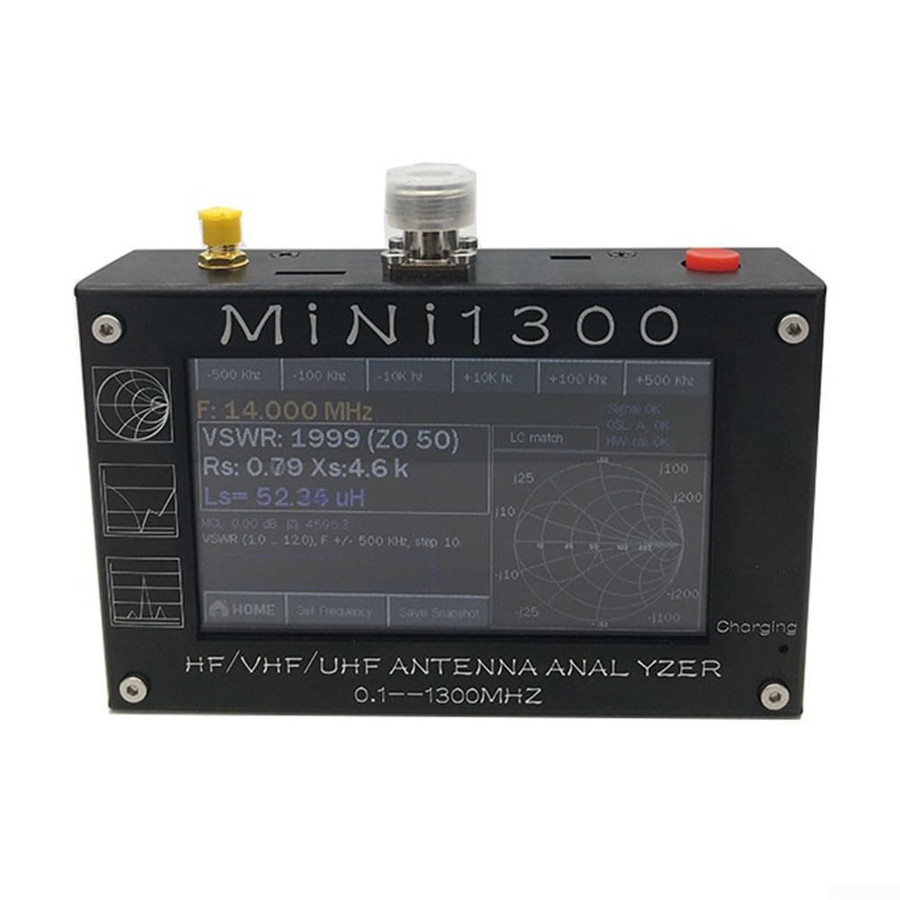 SPORTARC Mini analizzatore 0.1Mhz~1300MHz dell'antenna dell'analizzatore 1300 della rete con per il multitester dei corredi di calibrazione di SMA
