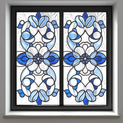 Amazon.com: KKYEJLQYI Privacy Window Film Frosted Window Film Window ...
