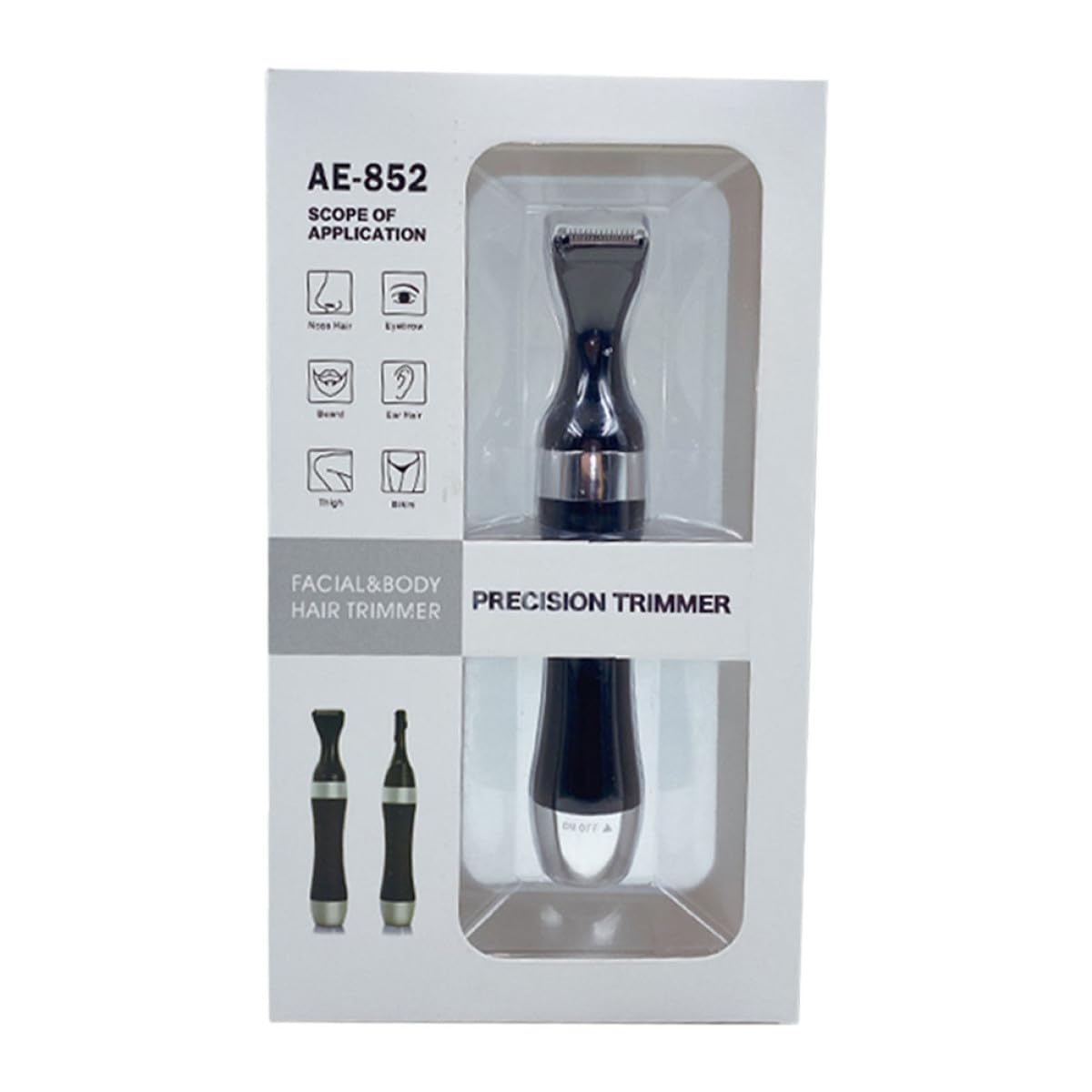 Electric Eyebrow Trimmer for Men, Cordless Washable Rotary Shaper