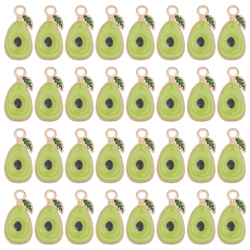 Breloques avocat en émail pour création bijoux collier été - 2